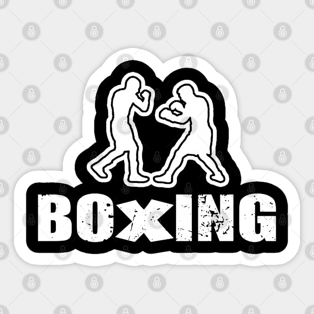 Boxing Sticker by artsytee